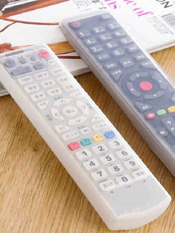 1 PIEZA Funda protectora de silicona para control remoto de aire acondicionado de TV, bolsa de almacenamiento a prueba de agua y polvo para la escuela, la oficina, el hogar, los viajes, bolsas, organizadores y almacenamiento