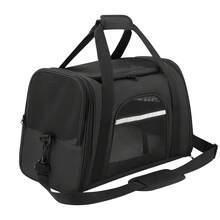 可折叠宠物背包，顶部透气设计，符合航空运输标准，适合体重低于 15 磅的猫咪和小型犬。 - 彩色 - 查看 10