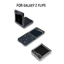 1pcs Cute Pattern Transparent Flip Phone Case Compatible With Samsung Galaxy Z Flip6 7 5 4 3 Z FOLD 3 4 5 6 Ultra Thin Clear Protective Cover Compatible With Motorola Razr 40 50 /40 50 60 Ultra - Mẫu ZDPC - Xem 4