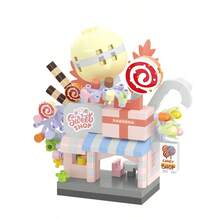 Street Scene Series Micro-Particle Building Blocks, Construct Lovely Street Scenes, Suitable For Desktop Decor, Collection And Gifting (Birthday, Halloween, Christmas) - Multicolor - View 12