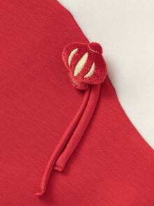 Balabala 女宝宝连体衣 2025 春季羊毛连体衣 可爱新年装 - 白紅色調 - 查看 8