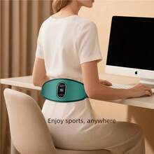 OBOVAY USB aufladbarer Ganzkörper-Massagegürtel mit Heizung, Schlankheits- und Formungseffekt - tragbare Entspannung & Fitness-Verstärker, geeignet für Männer & Frauen, 800mAh, ideales Geschenk für 5 Hauptfeiertage (Weihnachten, Halloween, Ostern, Valentinstag, Erntedankfest)