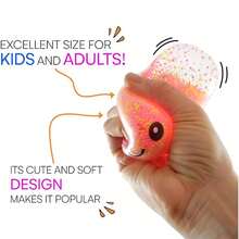 1/6/12/48 Pcs Adult Stress Relief Toys, Children Squeeze Octopus Stress Ball, Squeeze Toys, Children Squeeze Water Bead Squeeze Ball Toys, Suitable For Children And Adults, Christmas Easter Egg Fillers, Party Favors (Random Color & Style) - Multicolor - View 4