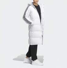 Adidas Men's Winter Hooded Mid-Length Warm Down Jacket