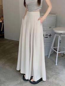 Women Pants - Apricot - View 2