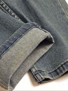 Teen Boy Black Jeans, Stretchy Slim Fit Casual Comfortable Denim Pants, Suitable As Gift For Kid Friends Party