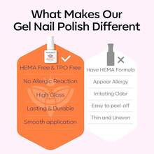 Cat Eye Gel Nail Polish Set, 6 Colors 9D Glassy Cat Eye Glitter Gel Polish Black Red Purple Blue Silver Brown Nail Polish All Seasons With Magnet Soak Off Led DIY Salon Gift-842643 - A-1HemaFreeNeon - 查看 8