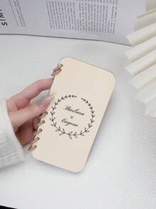 1pc Personalized Double-Sided Photo Notebook/Phone Case For Valentine's Day, Couples, Kids, Pets, Compatible With IPhone 16 Pro Max/16 Plus/16 Pro/16/11/11 Pro Max/12/12 Pro/12 Pro Max/13/13 Pro/13 Pro Max/14/14 Plus/14 Pro/14 Pro Max/15/15 Plus/15 Pro/15 Pro Max/7/8 Plus/XR/XS Max/X