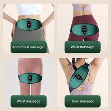 OBOVAY USB aufladbarer Ganzkörper-Massagegürtel mit Heizung, Schlankheits- und Formungseffekt - tragbare Entspannung & Fitness-Verstärker, geeignet für Männer & Frauen, 800mAh, ideales Geschenk für 5 Hauptfeiertage (Weihnachten, Halloween, Ostern, Valentinstag, Erntedankfest)