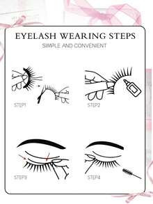 5 Pairs Of Artificial False Eyelashes 3D Fluffy Natural Eyelashes Suitable For Daily Use