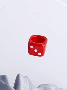 1个创意陶瓷骰子烟灰缸，光滑亮丽的陶瓷质感易于清洁，凹槽设计方便收纳烟灰。适用于客厅、咖啡厅、酒吧、办公室、个性化艺术装饰和实用摆件、圣诞节礼物、万圣节/圣诞节装饰摆件。它也是送给男朋友、女朋友、节日庆祝的独特而有趣的礼物。 - 彩色 - 查看 10