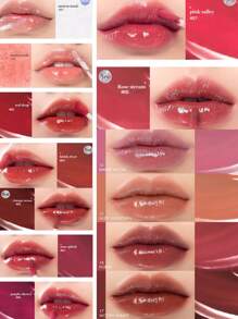 Rom&nd Romand GLASTING WATER TINT 14 MAUVE MOON，水润光泽持久唇色，高保湿，淡化唇纹，水润唇釉，打造水润唇妆，不粘腻，滋润显色，韩妆，4克/0.14盎司