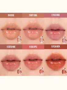 Rom&nd Romand GLASTING MELTING BALM 12 VEILED ROSE, Hidratante, Não Pegajoso, Brilhante e Luminoso, Cor Natural, Ideal para Maquiagem Leve, Batom Líquido Ultrabrilhante e Hidratante, K-Beauty, Maquiagem Coreana, 3,5g/0,15oz