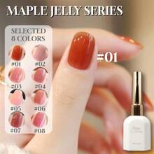 15ML Xin Beauty Serie Hot Nude Nagellack 2025 Neue Beliebte Senior-Sinn für Nude-Hautfarbe Basis Perlglanz Glitzer Pailletten Transparenz Weißer Nagelladen Spezieller Nagellack