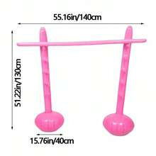 1 Set Portable Inflatable Adult Limbo Game Set - Low Design Pole, Fun And Limbo Stick Suitable For Family Holidays, Parties, Interactive Outdoor Activities And Beach Entertainment, Outdoor And Indoor Game Props