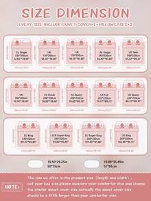 3 件轻质超细纤维羽绒被套套装，AB 版花卉心形郁金香印花图案 - 柔软床上用品套装，3 件套（1 个羽绒被套、2 个枕套，不含填充物），适用于卧室/旅行/宿舍（男孩/女孩）