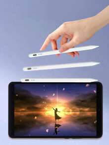 Easypie Selection 1 支铝合金触控笔，带 2 个笔尖，兼容 Apple iPad，兼容 iPad Pro Air Mini，第二代触控笔兼容 iPad 2018-2022 - 白色 - 查看 3