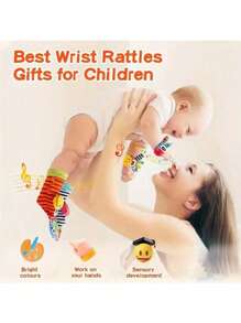 Baby Toys Make Sounds And Play To Bring Joy To Babies And Toddlers, Christmas And, Cute Stuffed Animals And Baby Rattles (Color Stripes Randomly Matched)