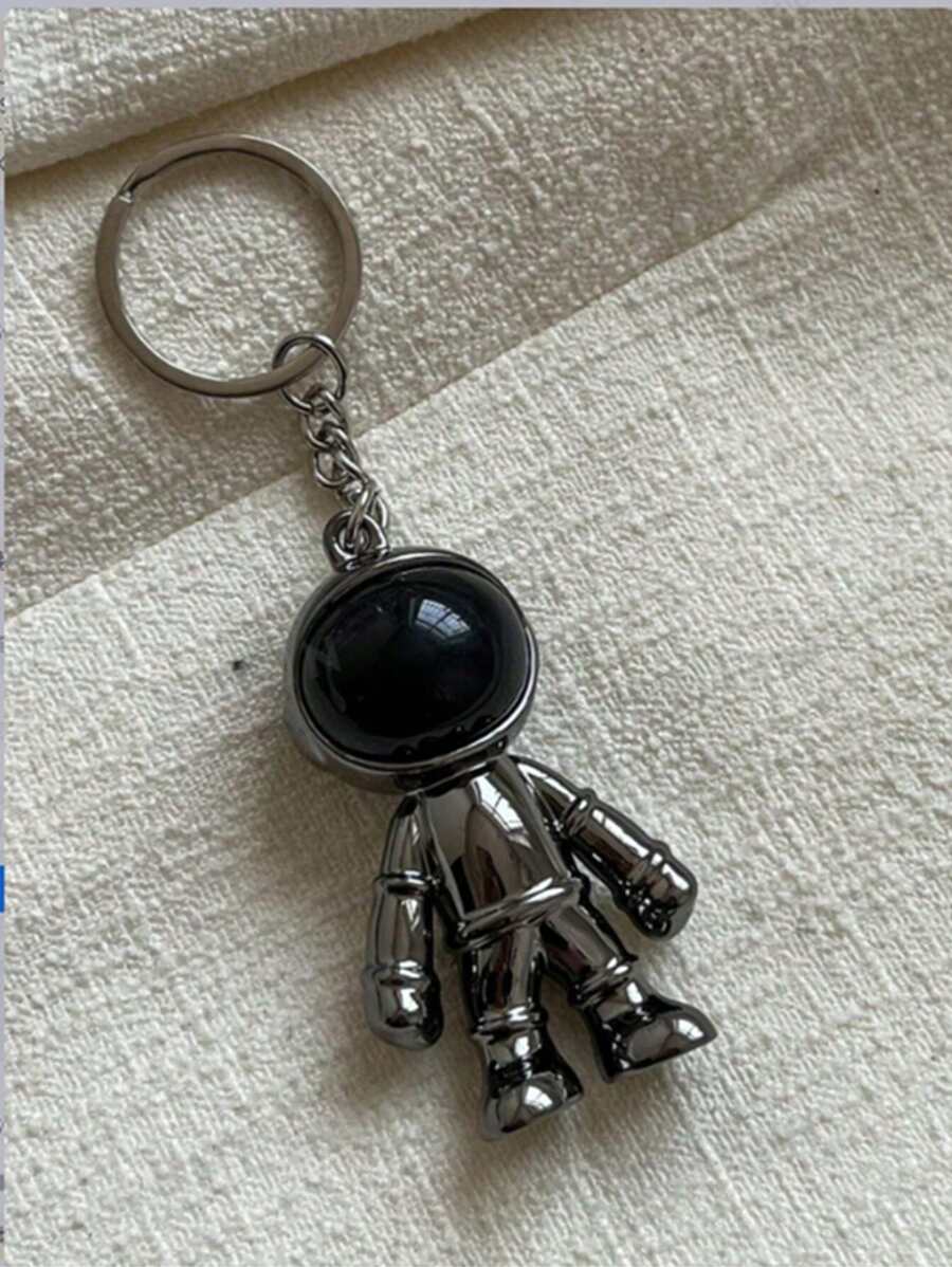 Fashion Astronaut 3D Space Spaceman Keychain Robot Ring Pendant Creative Universe Aviation Car Accessories For Women Keychain For Bag