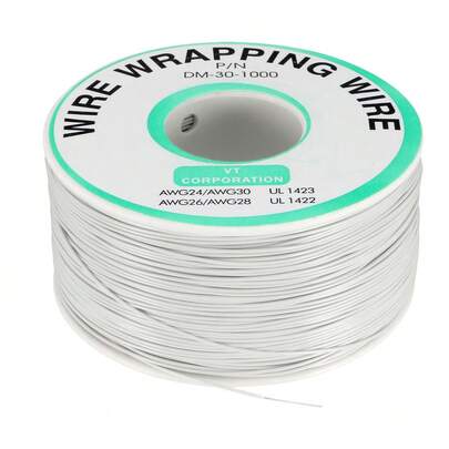 OK Wire Tin Plated Copper Cord Wire Wrapping P/N DM-30-1000 30 AWG