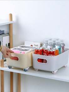 4pcs Adhesive Casters, 4pcs/Set Adhesive Casters Suitable For School And Home - Easy To Use Casters For Storage And Transportation