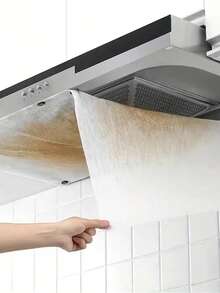 12pcs/24pcs/36pcs Range Hood Filter Cloth Oil Suction Paper, Home, Daily, City, Kitchen, Cleaning, Protection