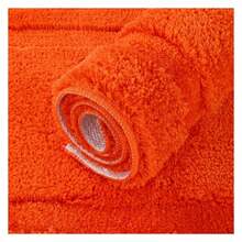 Juego de 3 alfombras de baño, alfombrillas de baño antideslizantes y lavables, alfombras de ducha suaves y absorbentes para el piso de la bañera, alfombra para el inodoro - Amarillo - Como imagen 420 - Ver 6