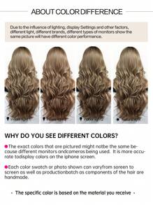 摩卡棕色 28 英寸长卷发合成假发，带刘海，女士耐热自然中分角色扮演派对洛丽塔婚礼假发，万圣节