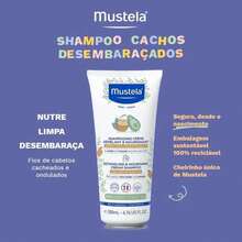 Shampoo Mustela Cachos Desembaraçados 200ml - Transparente - Visão 5