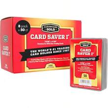 CARD SAVER 1-200 Count - Semi Card Holder, Trading Card Protectors - PSA-Approved Cardsaver Baseball, Trading, Sports Cards - Card Sleeves, Binder, & Storage Box Compatible - 400張卡片保存器 - 查看 12