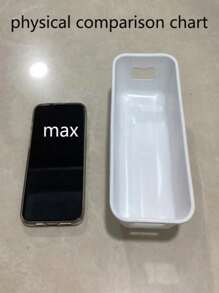 1/2/5 件/10 件白色塑料抽屉整理器套装，多功能浴室和梳妆台抽屉整理托盘，用于存放化妆品、卧室、厨房用具和办公室储物箱 - 白色 - 查看 9