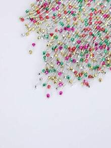 1pc Handmade Crochet Hollow Out Decorative Beaded Cap - Color - View 5