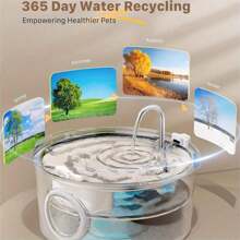 7L 大容量智能 304 不锈钢狗狗饮水器，带窗口自动饮水器，静音，USB 供电，不防水，适用于狗狗，无需电池 - 彩色 - 查看 4