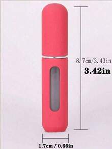 1pc Random Color Portable Refillable Perfume Bottle, 5ml Travel Size Spray Bottle, Cosmetic Sample Container Home Bathroom Decor Fall Decor Back To School Storage Containers - 彩色 - 查看 4