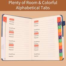 Notepad B6 Password Book With Alphabet Tags Password Storage Book Elderly Friendly Website Address Storage Log Book Password Information Record Book - one-size - View 5