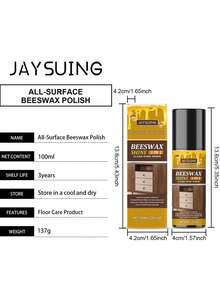 Beeswax Furniture Polish, Furniture Wood Polishing & Care, Scratch Repair & Renewal Furniture Care Spray