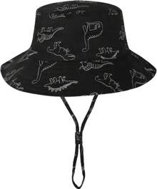 Baby Sun Hat UPF 50+ Sun Protective Toddler Bucket Hat Summer Beach Hats Wide Brim Outdoor Play Hat For Boys Girls