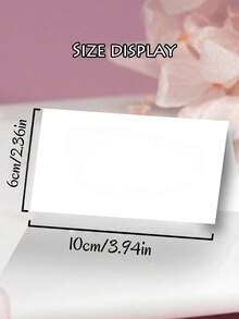 8/16/24pcs Customized Wedding Place Cards - Personalized With Names And Table Numbers, Simple Elegant Design, Perfect For Wedding Reception, Bridal Shower, Engagement Party, Banquet Table Decor, Unique Wedding Favor ,Easy-Install - Multicolor - View 6