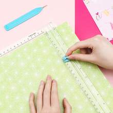 12x12 英寸多用途装饰和记分板；裁纸器，用于 DIY 卡片制作和工艺品制作，多用途装饰和记分板，裁纸器，替换刀片，裁纸器切割/记分刀片 - 彩色 - 查看 4