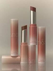 Rom&nd Romand GLASTING MELTING BALM 12 VEILED ROSE, Hidratante, Não Pegajoso, Brilhante e Luminoso, Cor Natural, Ideal para Maquiagem Leve, Batom Líquido Ultrabrilhante e Hidratante, K-Beauty, Maquiagem Coreana, 3,5g/0,15oz