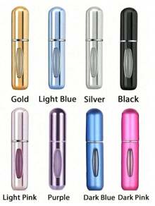 CALINNL 5Pcs/3Pcs/1Pc 5ML Perfume Refillable Bottle,Perfume Bottle Refillable Perfume Atomizer Bottle,Perfume Travel Spray Bottling Dispenser,Mini Portable Empty Liquid Container ,Travel Essentials ,Travel Organizer For Beach ,Summer Vacation Back To School