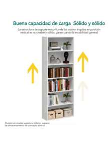 Librero De Suelo Para Almacenamiento Uso Doméstico 6 Niveles