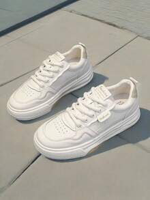 Zapatos para Correr Antideslizantes para Mujer,Zapatos De Tenis Transpirables Casuales Para Mujer,Zapatillas deportivas blancas para mujer,,ideales para actividades al aire libre y correr,anti deslizante - Beis - Ver 6