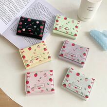 Awww So Sweet! Minimalist Ins Style Cute Sweet Short Strawberry Pink Wallet Coin Purse & Card Holder For Women Wallet Mini Wallet Purse Wallet Small Wallet Cute Wallet Wallet - Multicolor - View 10