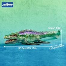 [Tem certificado infantil] Brinquedo modelo de dinossauro realista, estatueta de animal selvagem, brinquedo sensorial e presente de festa, adequado para decoração de quarto de crianças ou meninas e meninos