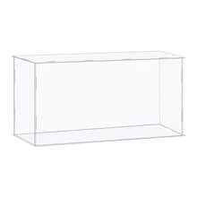 Clear Display Case, Acrylic Box Assemble Dustproof Box Showcase For Collectibles, Crafts - Clear 16.1x4.3x8.3 Inch - View 1