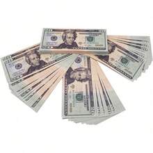 Party Game Event Props, 100 Pieces/Set, Realistic Replica Props Of $20, Suitable For Movie Video Shooting, Board Games, Magic Shows, Birthday Wedding Party Decoration Atmosphere, Party Carnival, Game Event Props, Back To School Gifts, Christmas, Halloween, Thanksgiving Gifts, Popular Gifts For Men - 100pcs/set - 查看 2