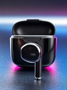 TWS Semi In-Ear Wireless Bluetooth Earphones, Airbuds, Sports Headphones – 200mAh Charging Case, Touch Control, Clear Stereo Sound – Available In Elegant Ivory White (For Office & Study), Classic Obsidian Black (For Commute & Workout), Soft Rose Pink (Gift For Her), Compatible With IOS Android Devices