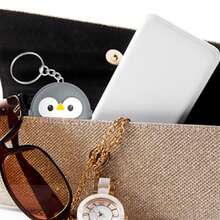 130dB高音企鹅形个人安全警报器，小巧可爱设计，适合女性、独居老人、慢跑、徒步旅行和其他安全紧急情况 - 彩色 - 查看 9