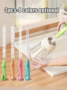 Effiziente Reinigungsbürste mit Strohborsten und kreativem Seepferdchen-Griff - wiederverwendbares Küchenhelfer, kleine lange Bürsten, perfekt zum Reinigen von Glas, Silikon, Metallstrohhalmen, Reinigungswerkzeuge sind für den Haushalt unerlässlich, Reinigungsbürste mit langem Griff, perfekt für die tägliche Reinigung zuhause, zum Reinigen von Gläsern und Strohhalmen in Schule, Zuhause, Küche, für Partys